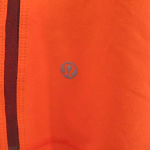 Men's Lululemon lined shorts size XL Orange - Picture 4 of 4